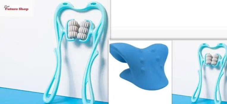 Multifunctional Manual Six-wheel Neck Massager Massage Relieve Roller Massage Tool - Rios Future Shop