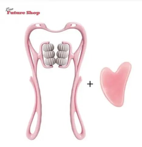 Multifunctional Manual Six-wheel Neck Massager Massage Relieve Roller Massage Tool - Rios Future Shop