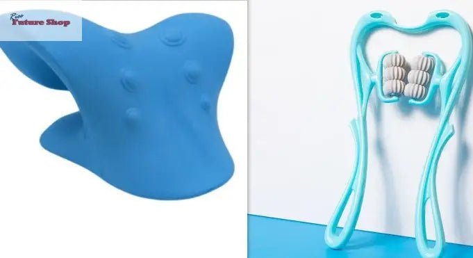 Multifunctional Manual Six-wheel Neck Massager Massage Relieve Roller Massage Tool - Rios Future Shop