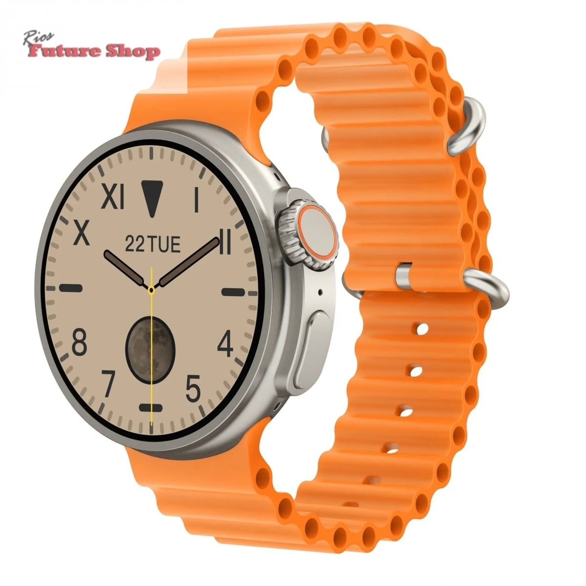 New K9 Smart Watch 1.39 Round Screen, NFC - Rios Future Shop