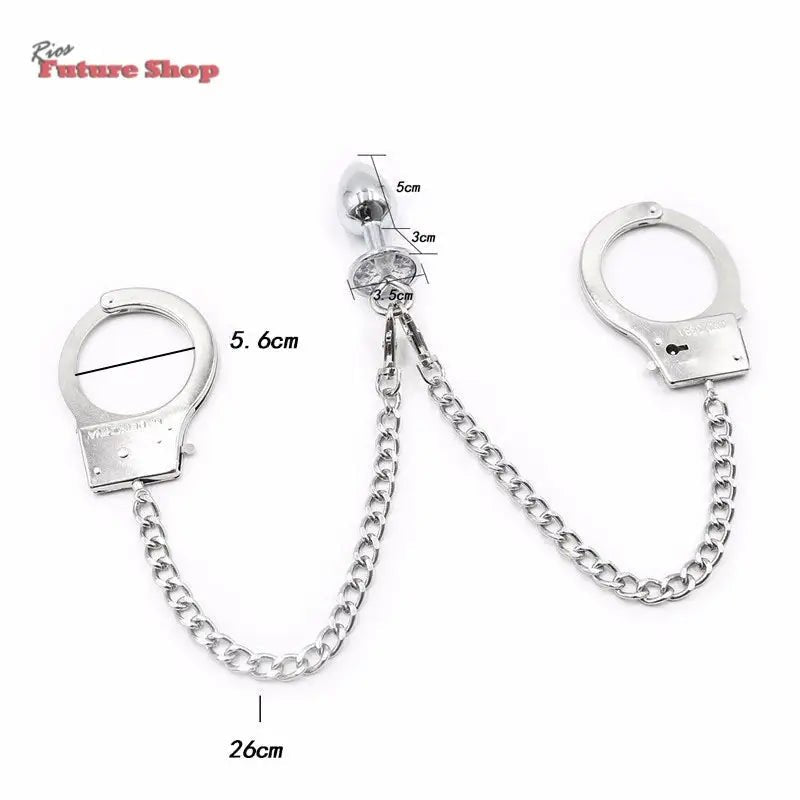 New Metal Bondage Sex Handcuffs - Rios Future Shop