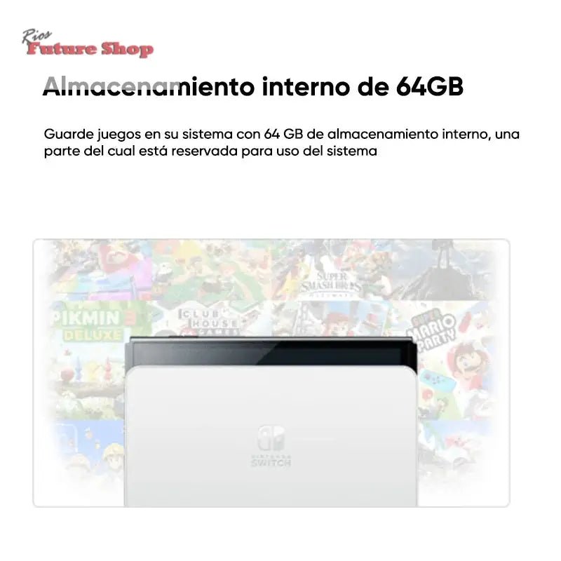 Nintendo Switch OLED Model 7 Inch Screen Video Game - Rios Future Shop