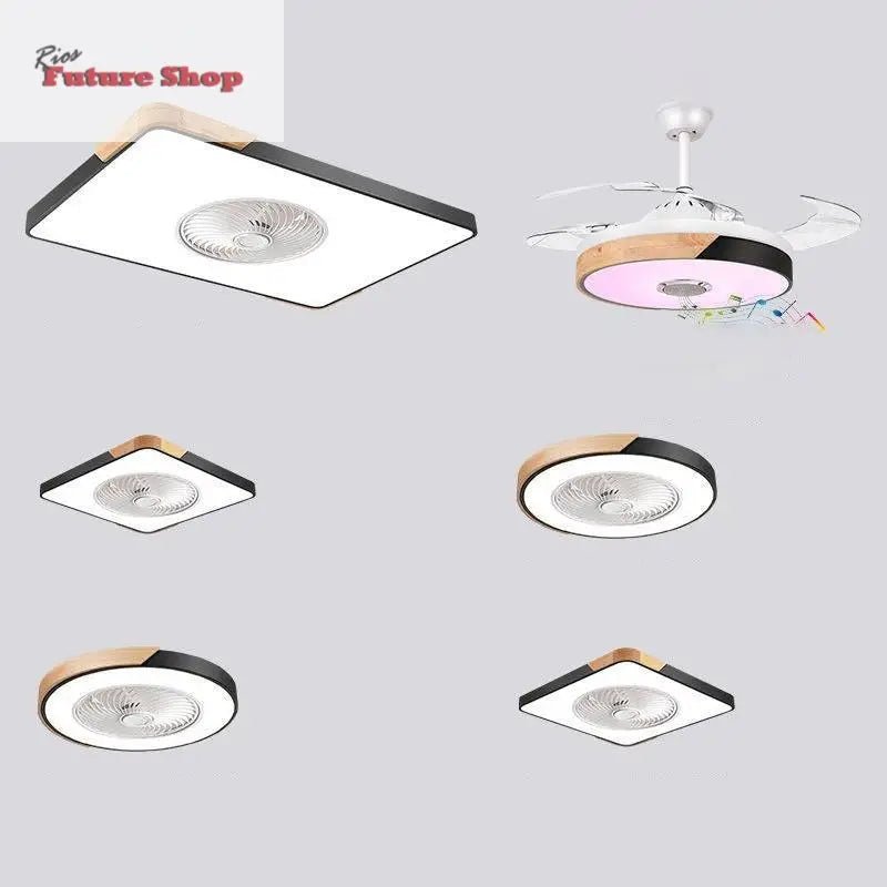 Nordic Hall Fan Lamp Bedroom Dining Room Set - Rios Future Shop