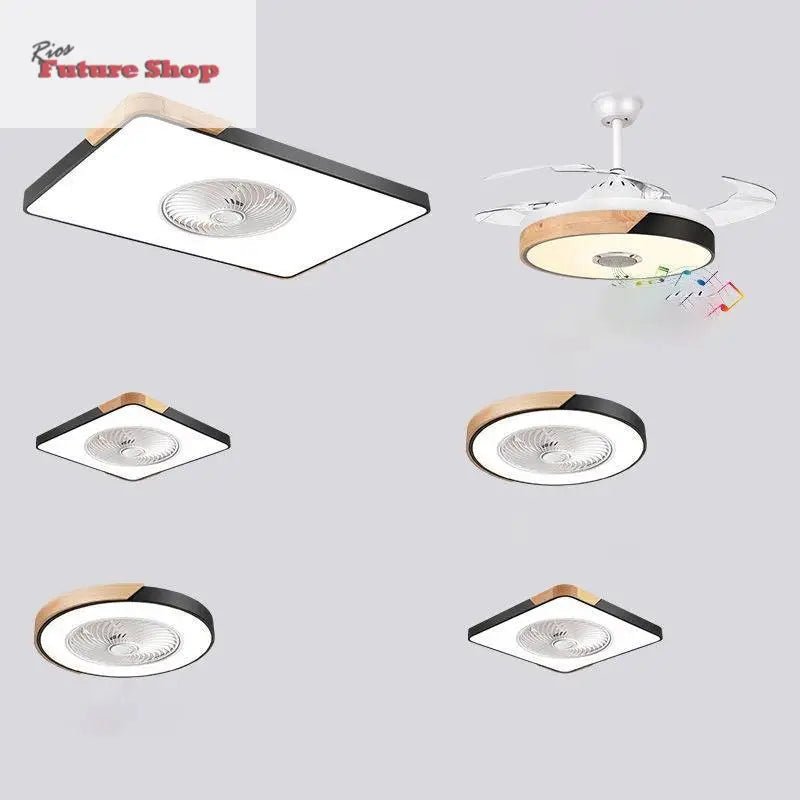 Nordic Hall Fan Lamp Bedroom Dining Room Set - Rios Future Shop