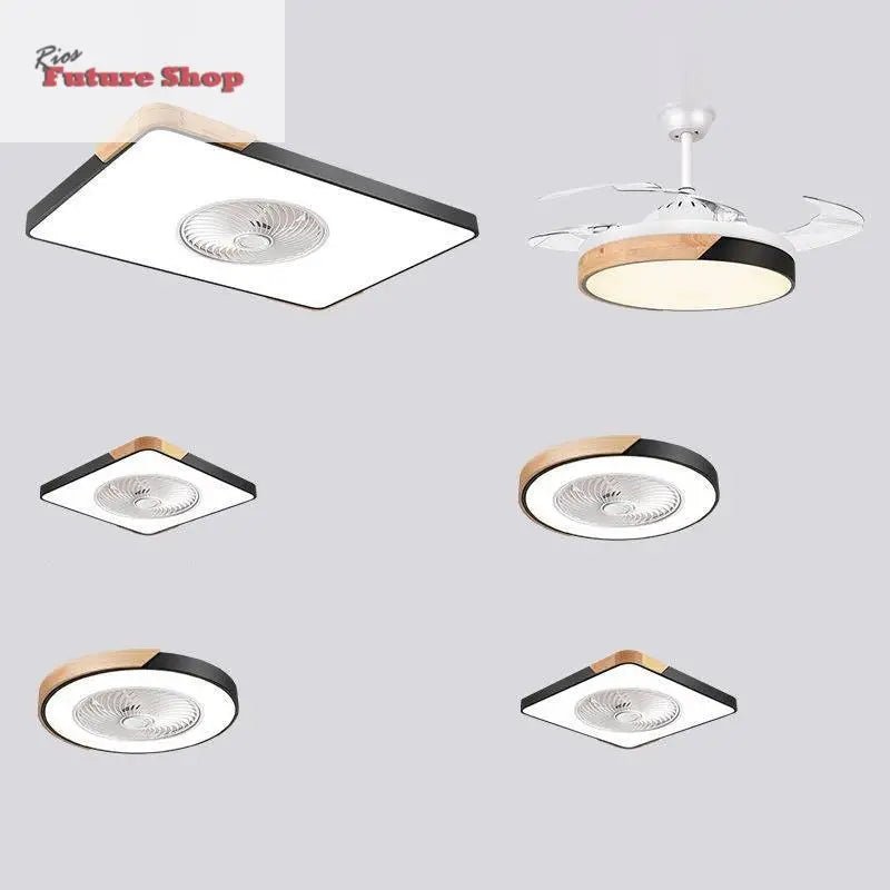 Nordic Hall Fan Lamp Bedroom Dining Room Set - Rios Future Shop