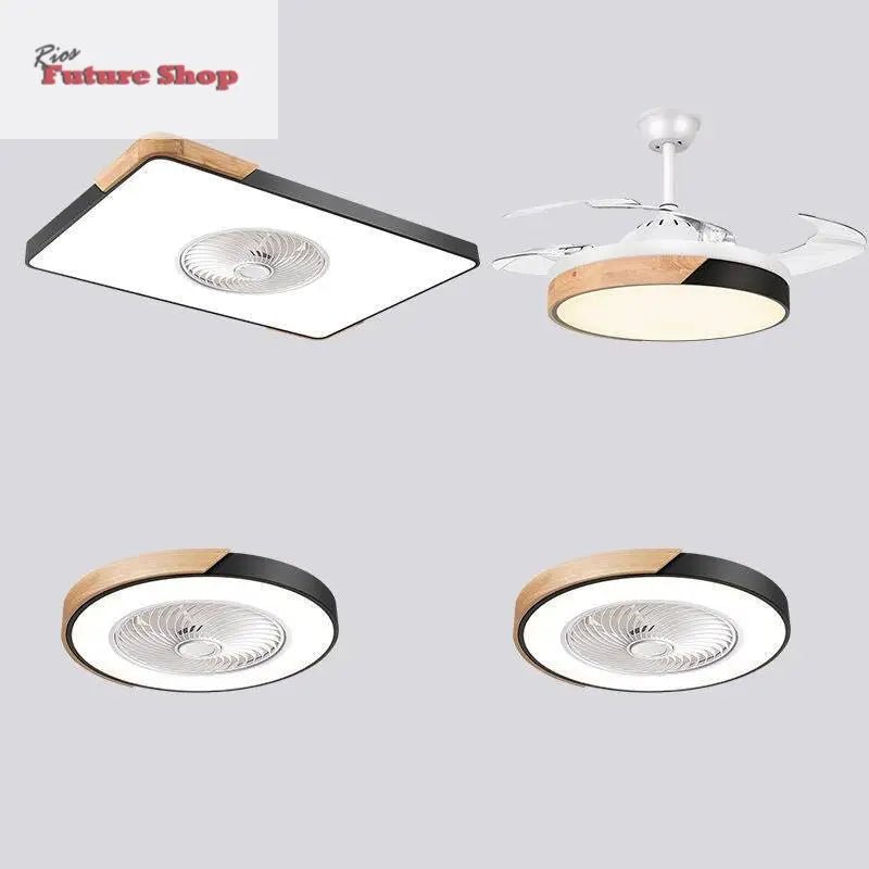 Nordic Hall Fan Lamp Bedroom Dining Room Set - Rios Future Shop