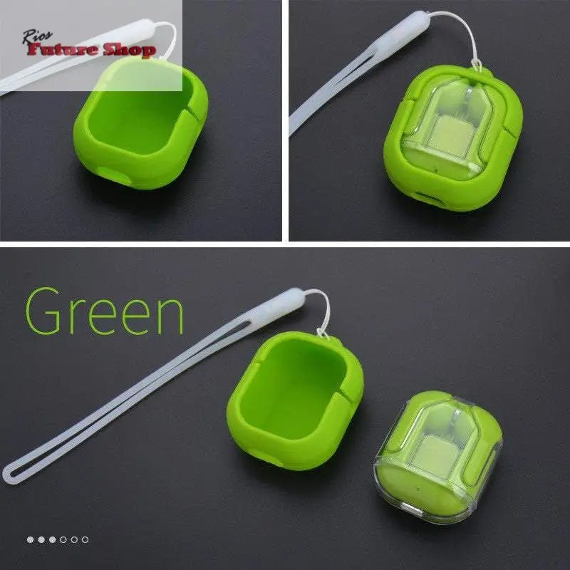 Novo Mini Transparente Sem Fio Bluetooth Headset Display Digital ENC Redução de Ruído Verdadeiro Desporto Música Sem Fio - Rios Future Shop