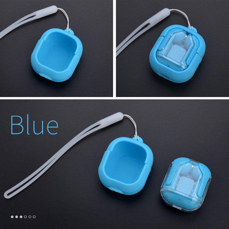 Novo Mini Transparente Sem Fio Bluetooth Headset Display Digital ENC Redução de Ruído Verdadeiro Desporto Música Sem Fio - Rios Future Shop