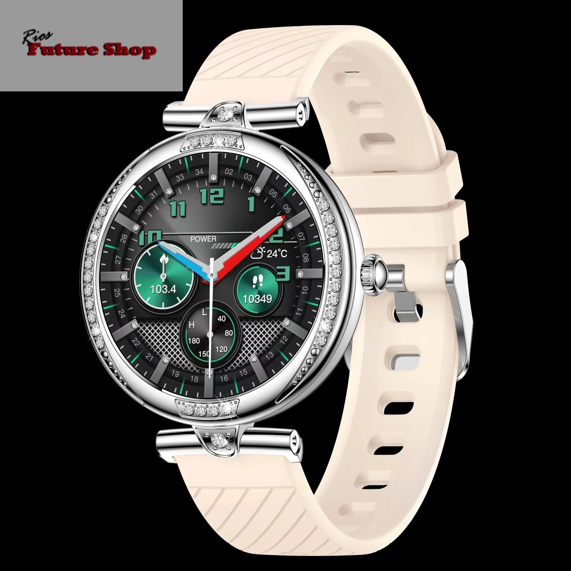 NX17 Pro Smart Watch Fashion Diamond for Ladies - Rios Future Shop