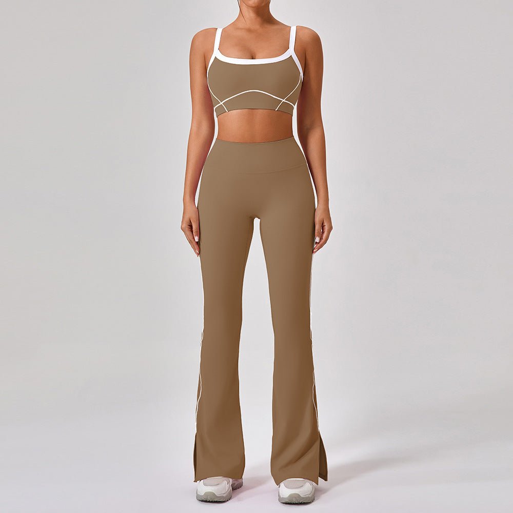 Outdoor Sports Yoga Suits Women's Spaghetti Strap Fitness Set - Rios Future Shop