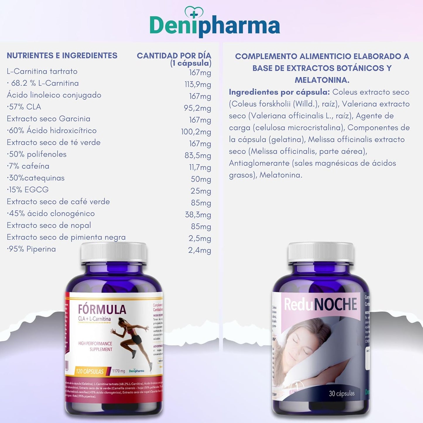 Pack Fórmula CLA + L-Carnitina y Redunoche - Rios Future Shop