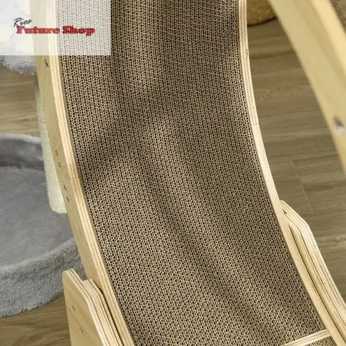 PawHut Cat Scratching Board, 4 Pack Cat Scratcher For Indoor Cats, Reversible Cat Scratch(USA)ing Post Replacement For Cat Wheel, Brown - Rios Future Shop