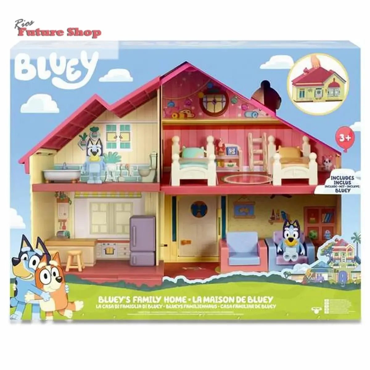 Playset Bluey Family Home - Rios Future Shop