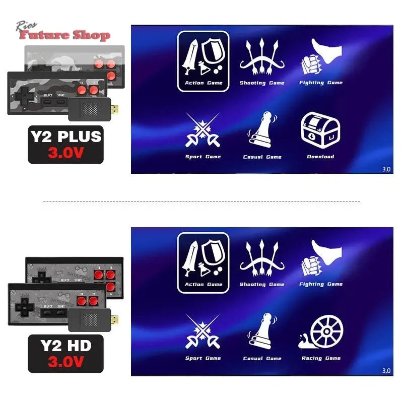 Portable Retro Game Stick with 1800 Built-in NES/ - Rios Future Shop