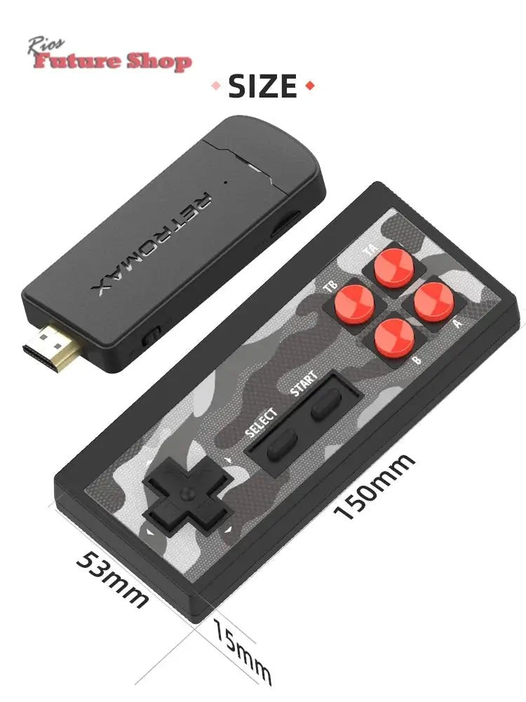 Portable Retro Game Stick with 1800 Built-in NES/ - Rios Future Shop