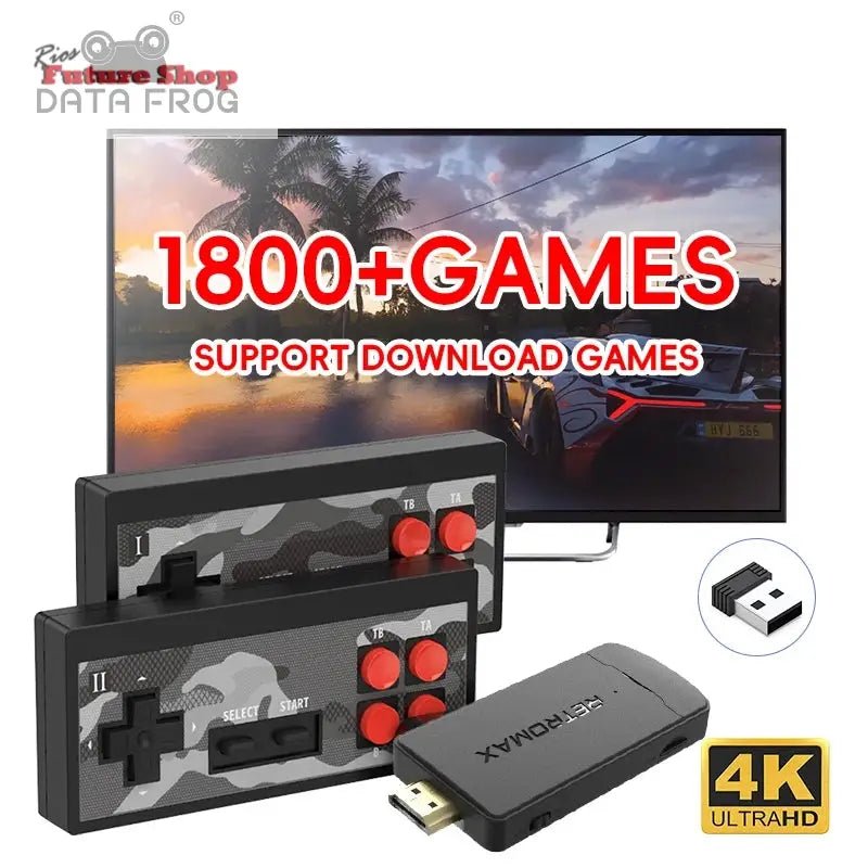 Portable Retro Game Stick with 1800 Built-in NES/ - Rios Future Shop