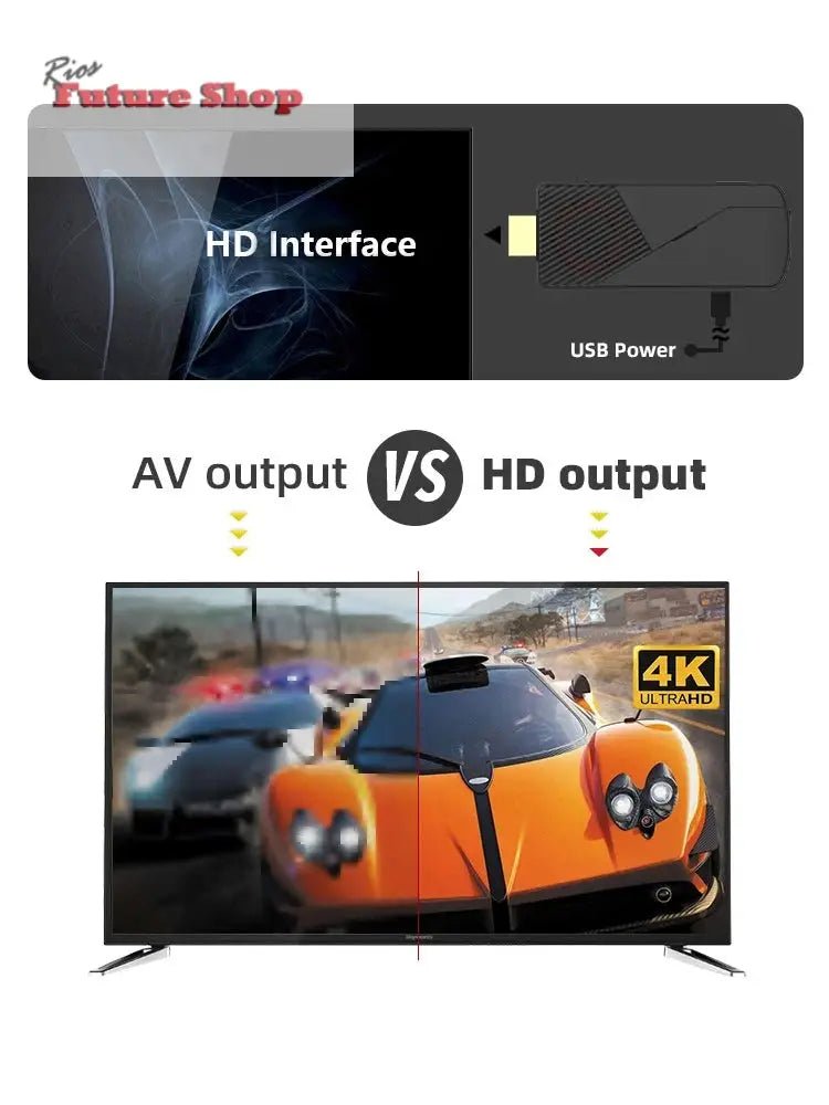 Portable Retro Game Stick with 1800 Built-in NES/ - Rios Future Shop