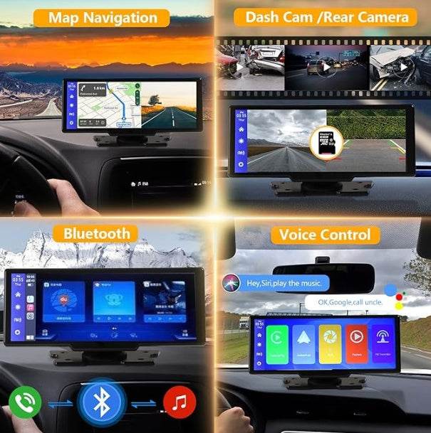 Portable Wireless Carplay With 2.5K Camera - Rios Future Shop