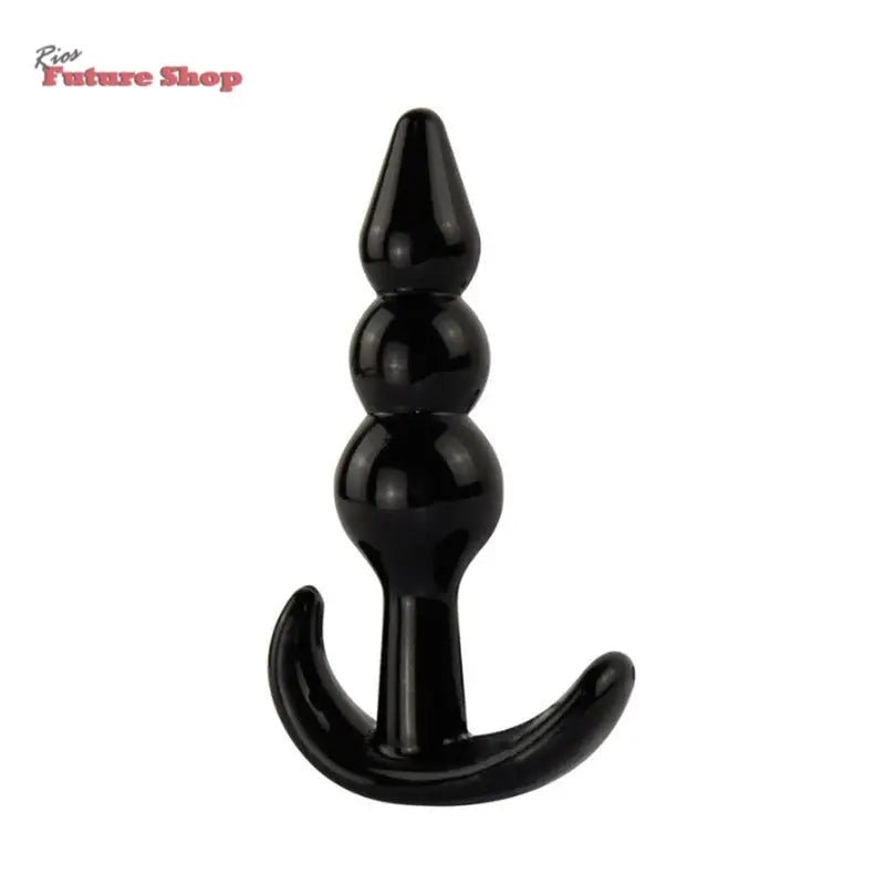 Posterior silicone anal plug, anal bead string, beginner's advanced extreme pleasure, female masturbation equipment, sexual adult products - Rios Future Shop