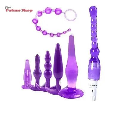 Posterior silicone anal plug, anal bead string, beginner's advanced extreme pleasure, female masturbation equipment, sexual adult products - Rios Future Shop