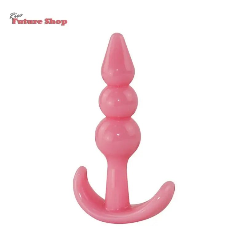 Posterior silicone anal plug, anal bead string, beginner's advanced extreme pleasure, female masturbation equipment, sexual adult products - Rios Future Shop