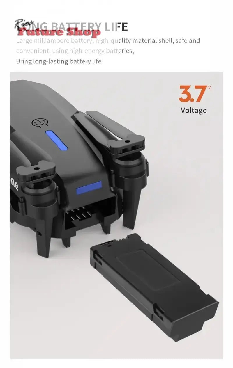 Professional Drone E88 - 4K HD Camera, WiFi FPV &Foldable - Rios Future Shop