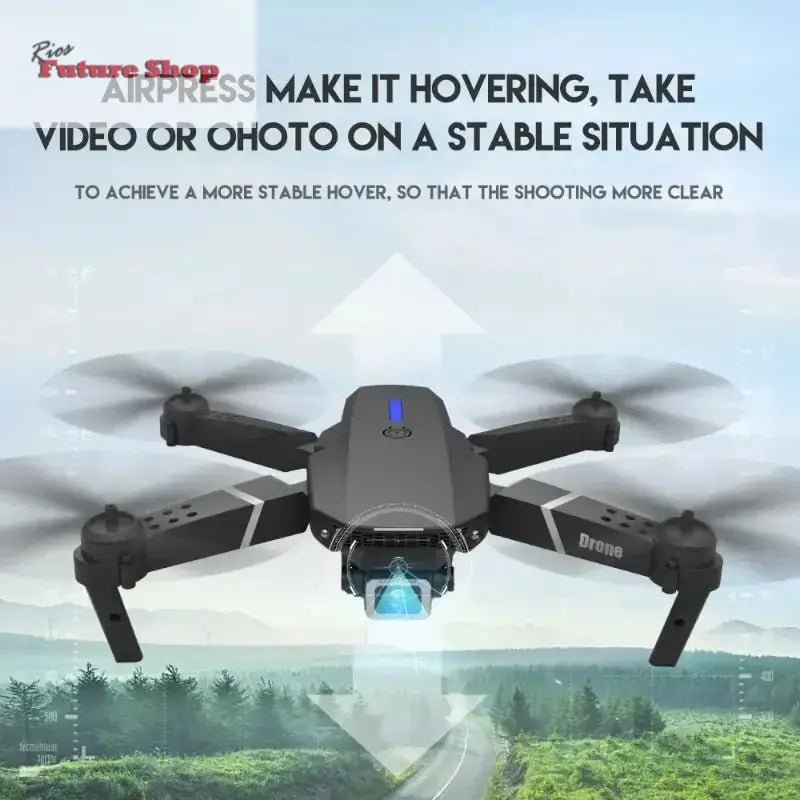Professional Drone E88 - 4K HD Camera, WiFi FPV &Foldable - Rios Future Shop