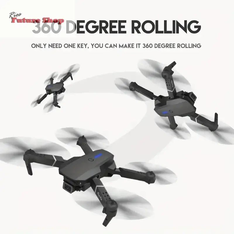 Professional Drone E88 - 4K HD Camera, WiFi FPV &Foldable - Rios Future Shop