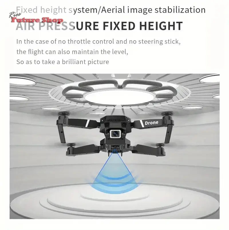 Professional Drone E88 - 4K HD Camera, WiFi FPV &Foldable - Rios Future Shop