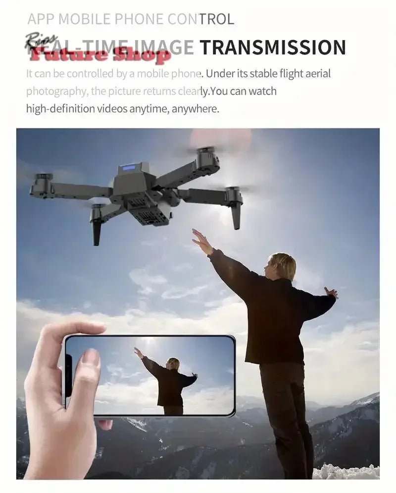 Professional Drone E88 - 4K HD Camera, WiFi FPV &Foldable - Rios Future Shop