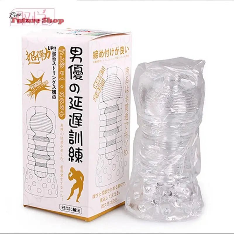 Quyue Stimulator Transparent Silicone Male Masturbator Cup,Artificial Vagina Real Pocket Virgin Pussy - Rios Future Shop