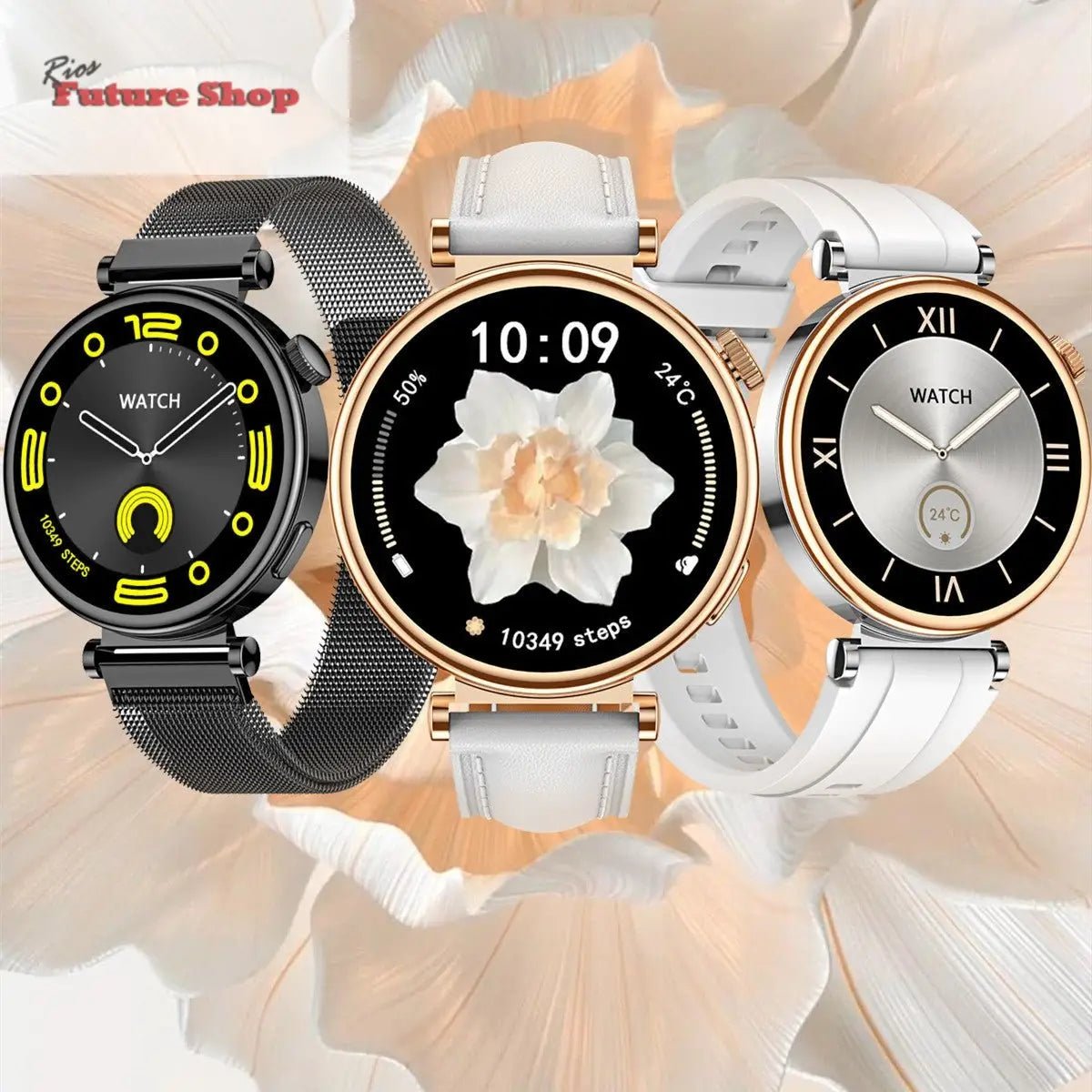 Relógio inteligente da moda feminina - Rios Future Shop