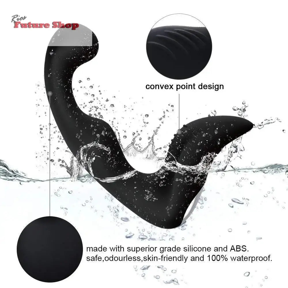 Remote Control 9 Speed Prostate Massager USB Charging Strapon For Men Anal Vibrator Sex Toys For Men Women adult Plugs Products - Rios Future Shop