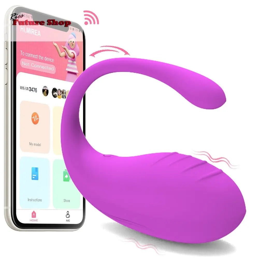 Remote-controlled egg jumping female masturbator - Rios Future Shop
