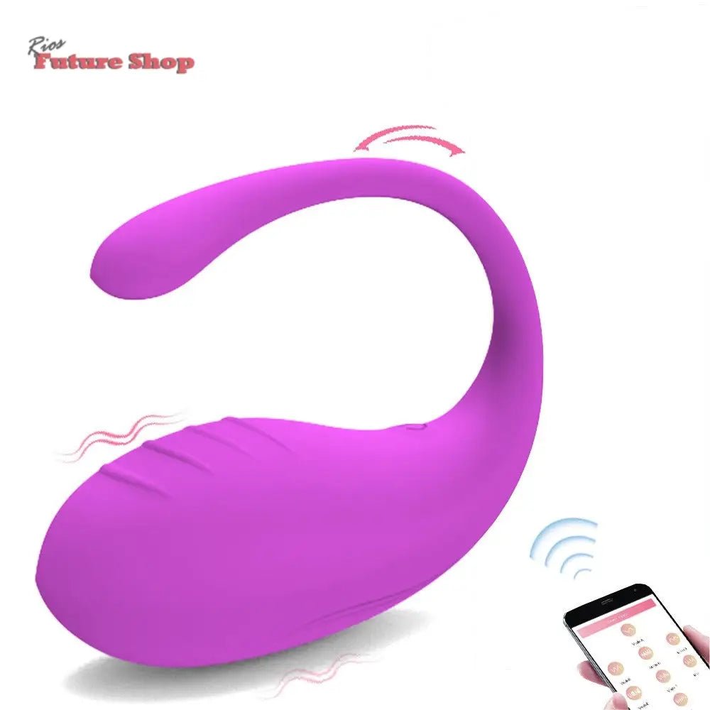 Remote-controlled egg jumping female masturbator - Rios Future Shop