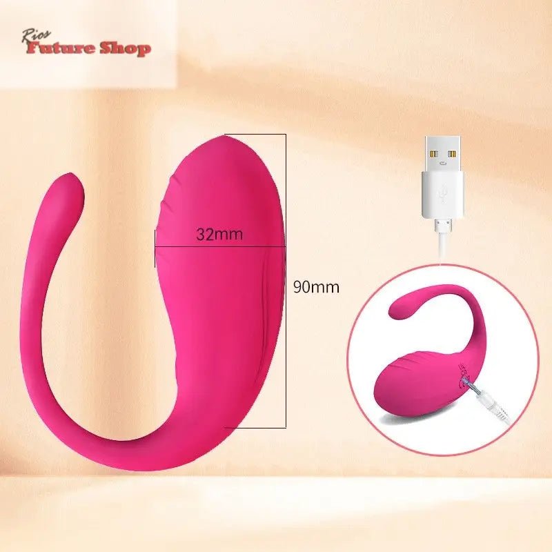 Remote-controlled egg jumping female masturbator - Rios Future Shop