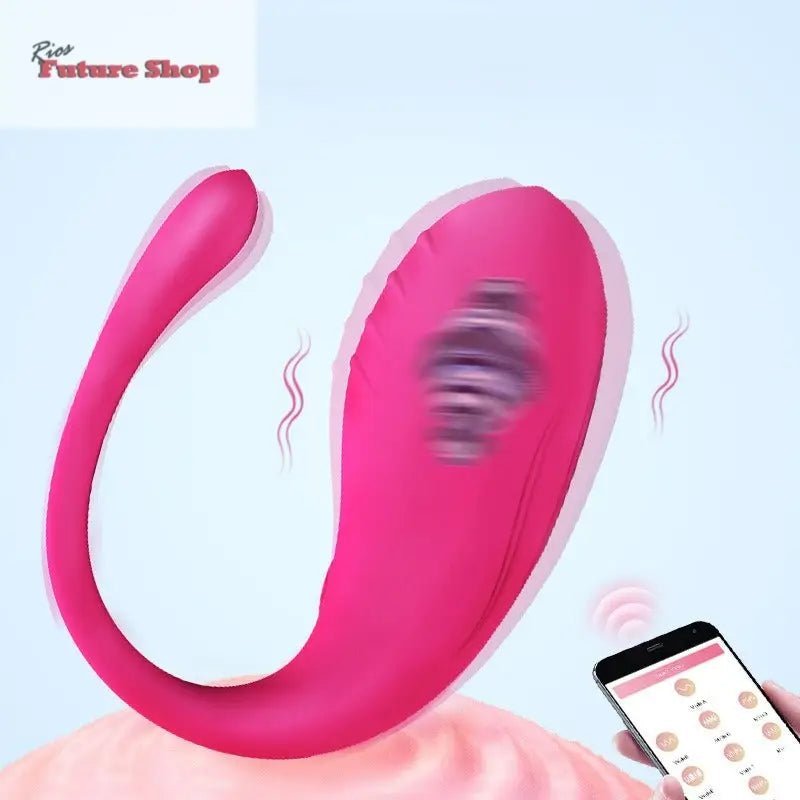 Remote-controlled egg jumping female masturbator - Rios Future Shop