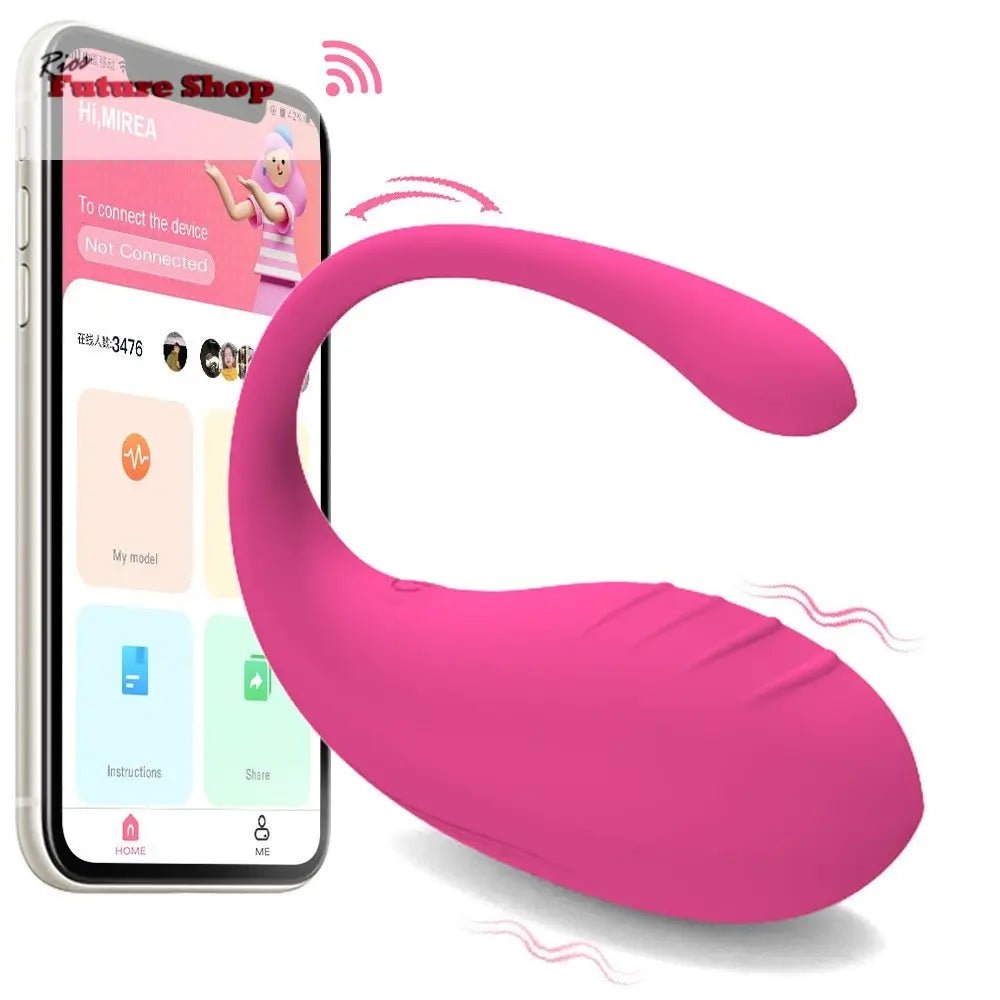 Remote-controlled egg jumping female masturbator - Rios Future Shop