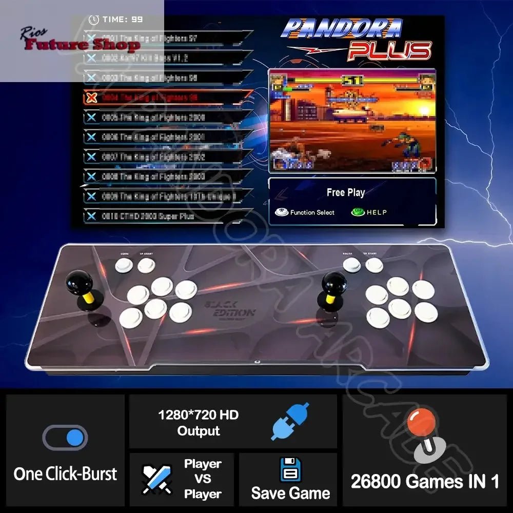 Retro +26800 Arcade Game Machine Dual Joystick - Rios Future Shop