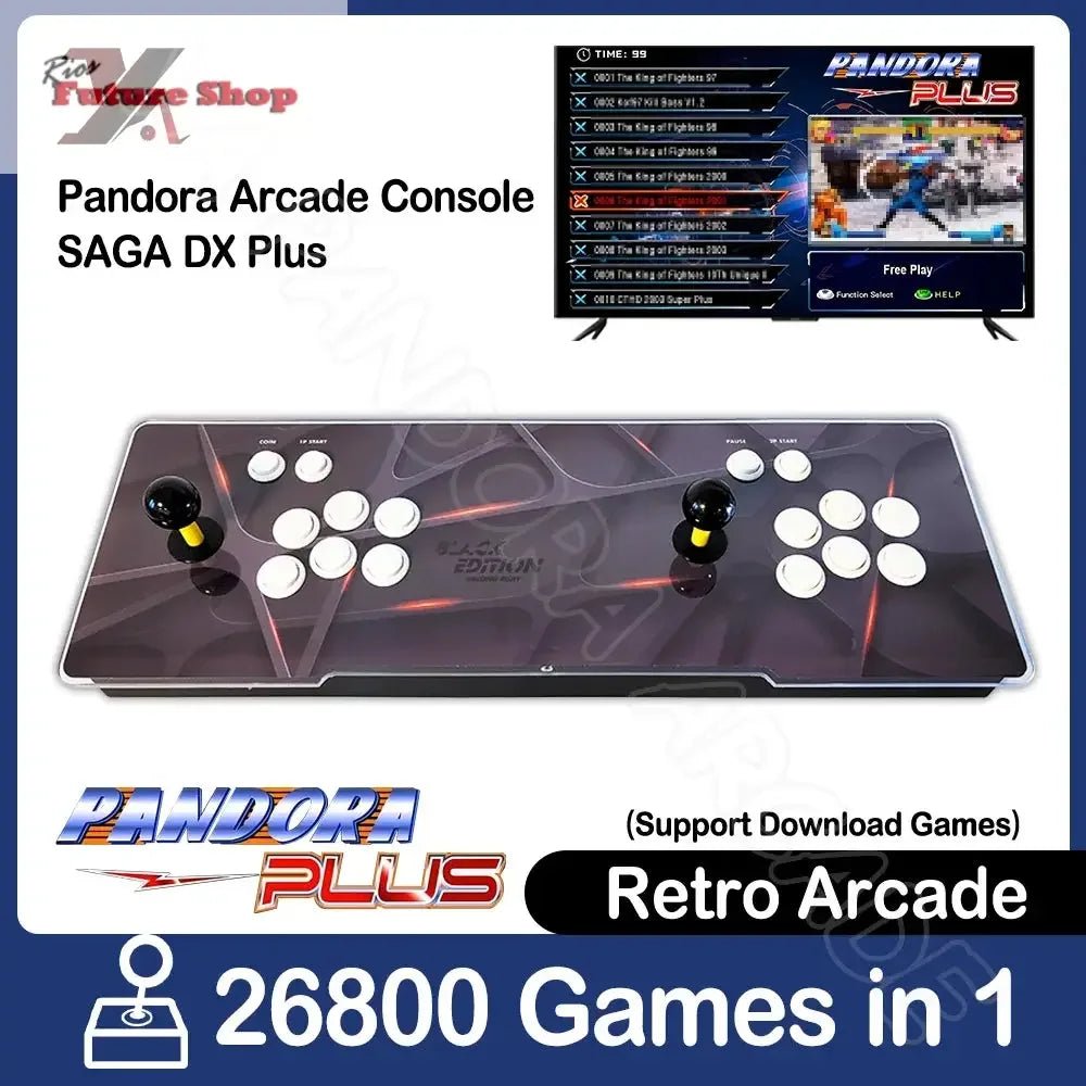 Retro +26800 Arcade Game Machine Dual Joystick - Rios Future Shop