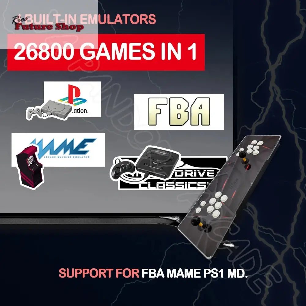 Retro Arcade Game Machine Dual Joystick - Rios Future Shop