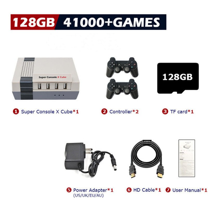 Retro Console Super Console Classic Red And White Machine - Rios Future Shop