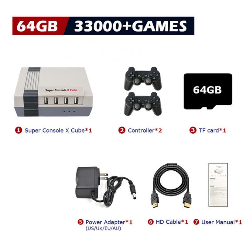Retro Console Super Console Classic Red And White Machine - Rios Future Shop