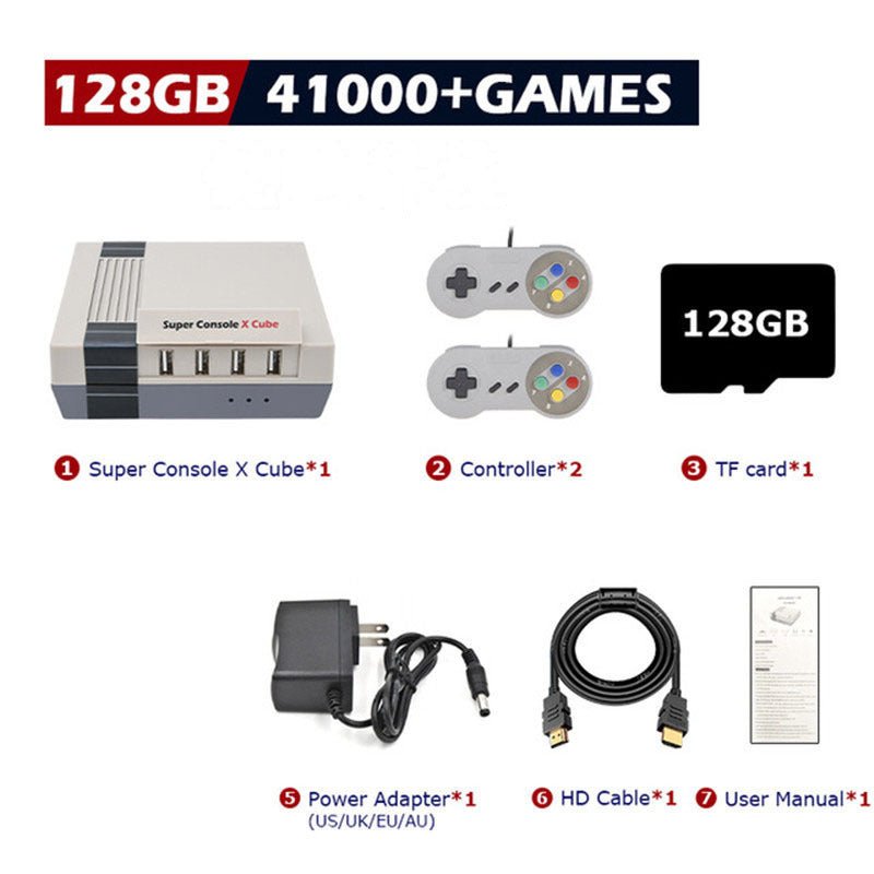 Retro Console Super Console Classic Red And White Machine - Rios Future Shop