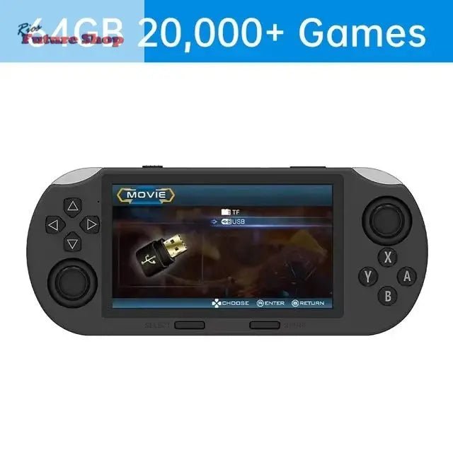 Retro Handheld Game Console 4.5 Inch IPS Video Game Consoles Built-in 20000+ Games Wireless Game Controller For PS1 GBA - Rios Future Shop