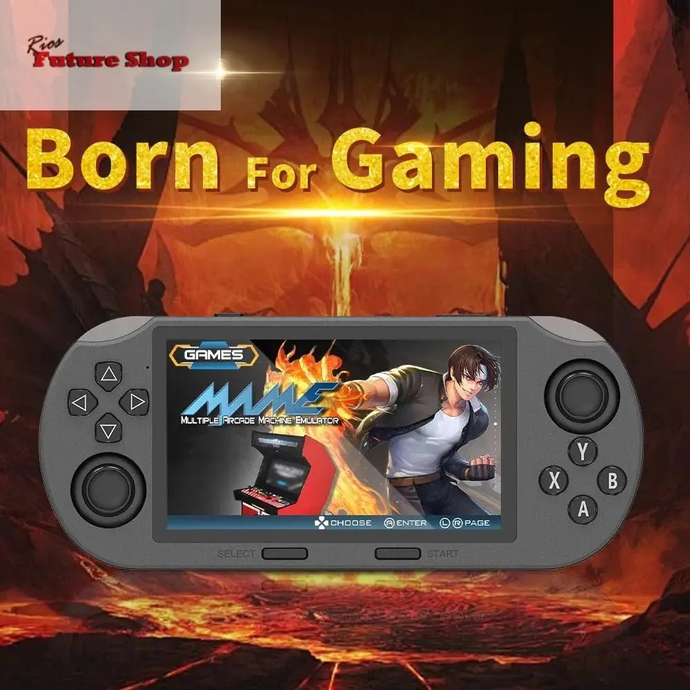 Retro Handheld Game Console 4.5 Inch IPS Video Game Consoles Built-in 20000+ Games Wireless Game Controller For PS1 GBA - Rios Future Shop