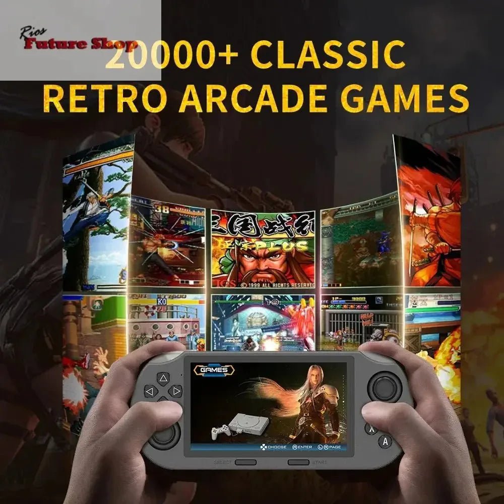 Retro Handheld Game Console 4.5 Inch IPS Video Game Consoles Built-in 20000+ Games Wireless Game Controller For PS1 GBA - Rios Future Shop
