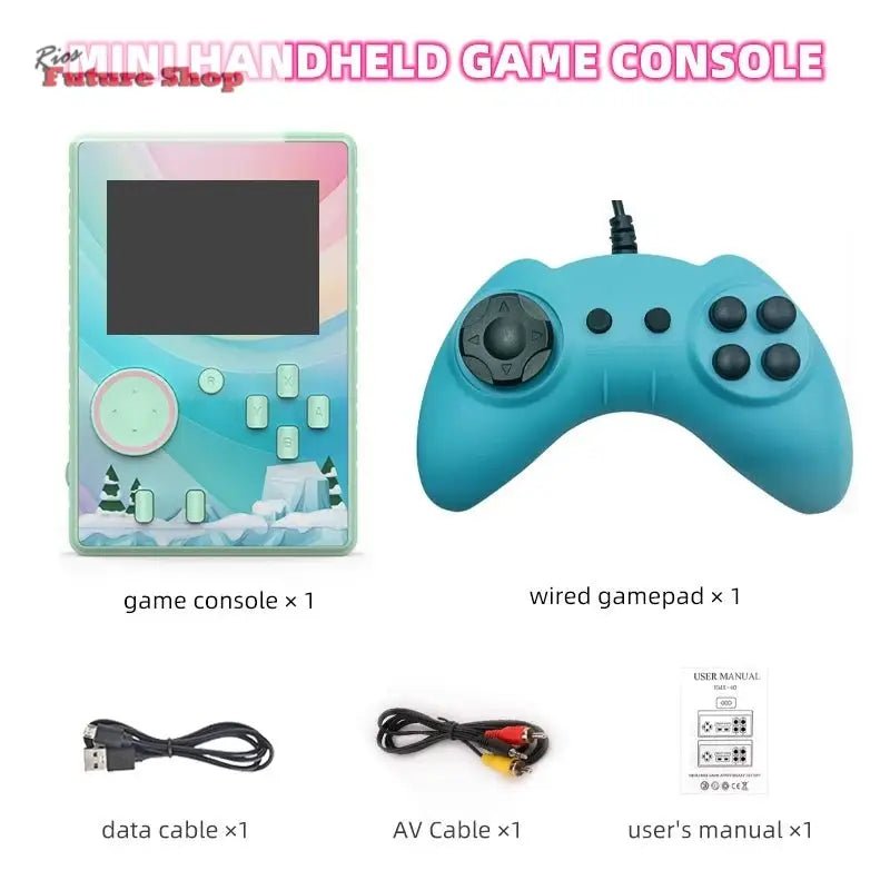 Retro Handheld Video Game Console Player 3 Inch HD Color 630 Games For NES Game Boy - Rios Future Shop