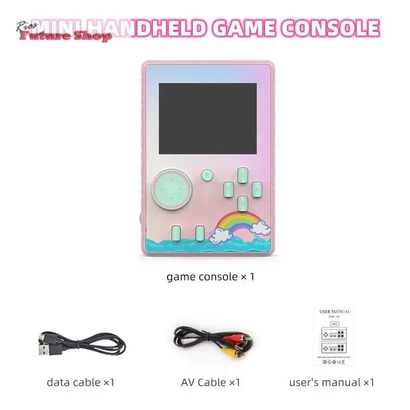 Retro Handheld Video Game Console Player 3 Inch HD Color 630 Games For NES Game Boy - Rios Future Shop