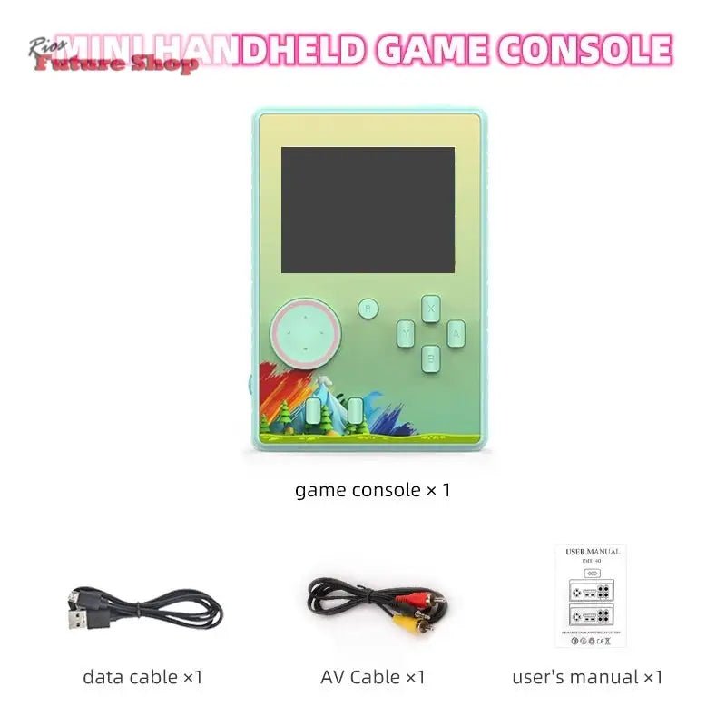 Retro Handheld Video Game Console Player 3 Inch HD Color 630 Games For NES Game Boy - Rios Future Shop